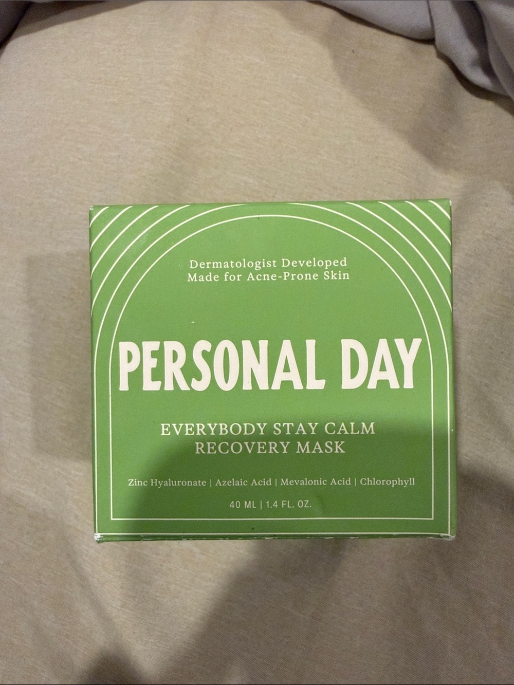 Personal Day Everybody Stay Calm Recovery Mask
